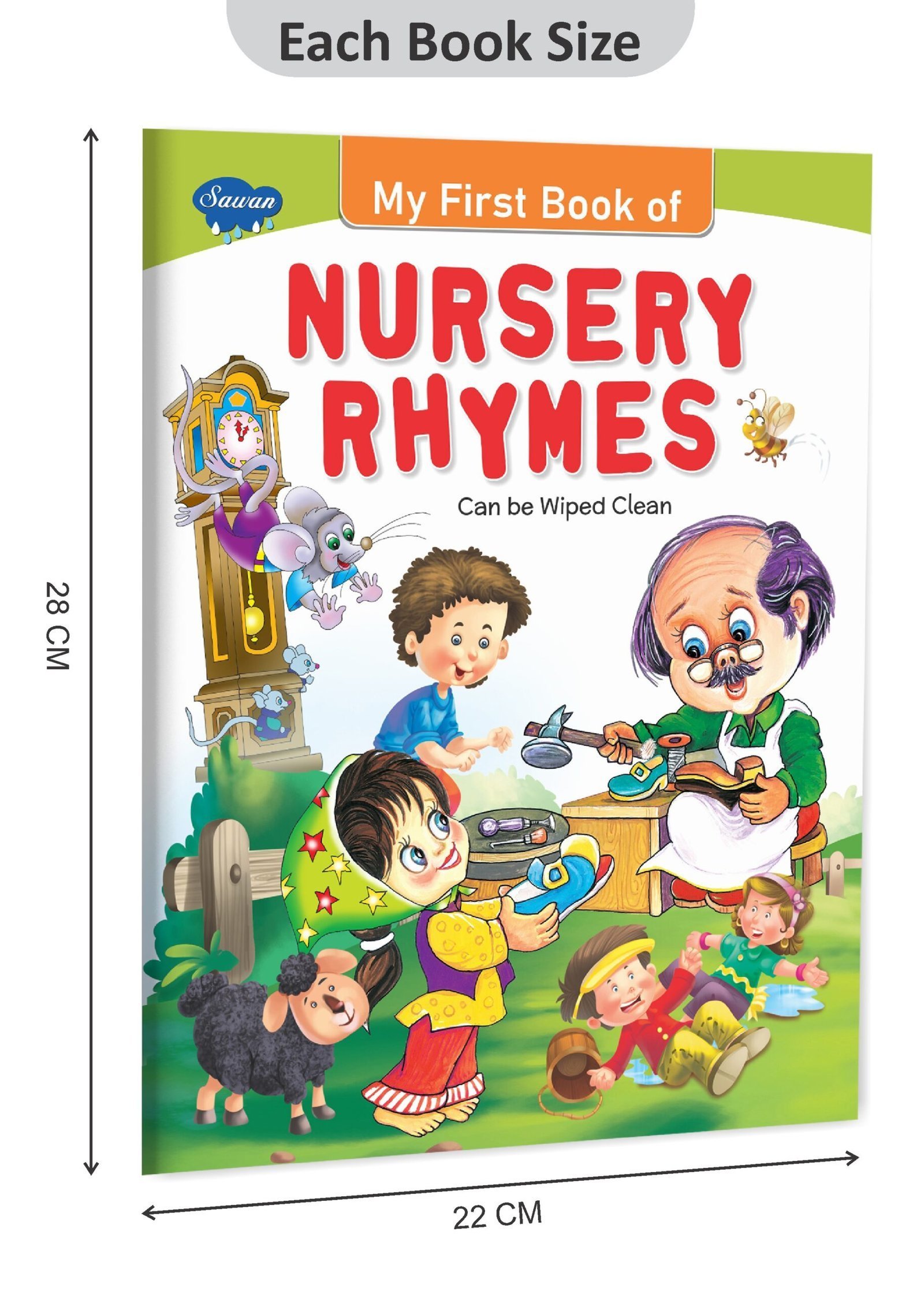 My First Book of Nursery Rhymes | My First Book (Can be Wiped Clean) - Image 2