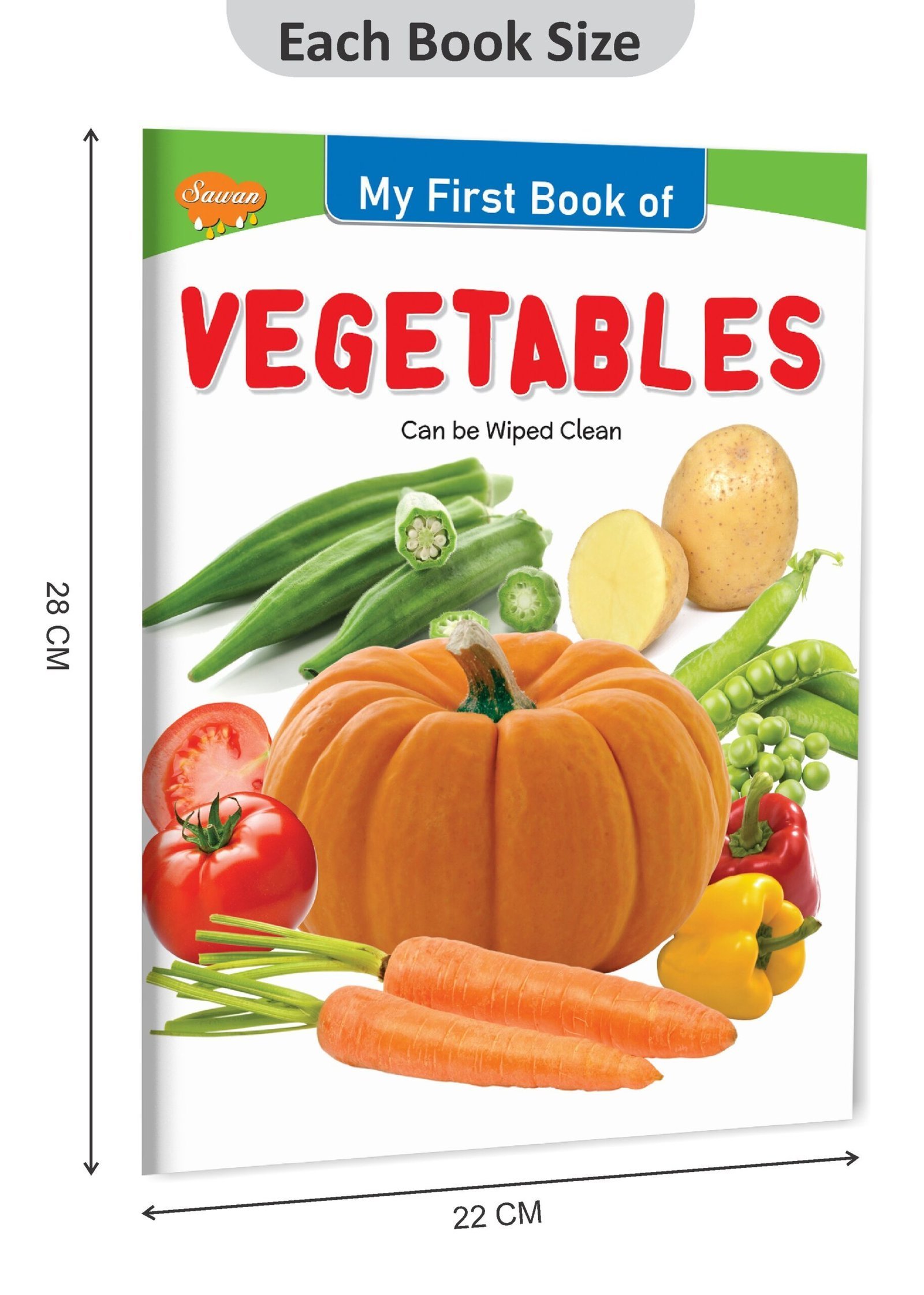 My First Book of Vegetables | My First Book (Can be Wiped Clean) - Image 2