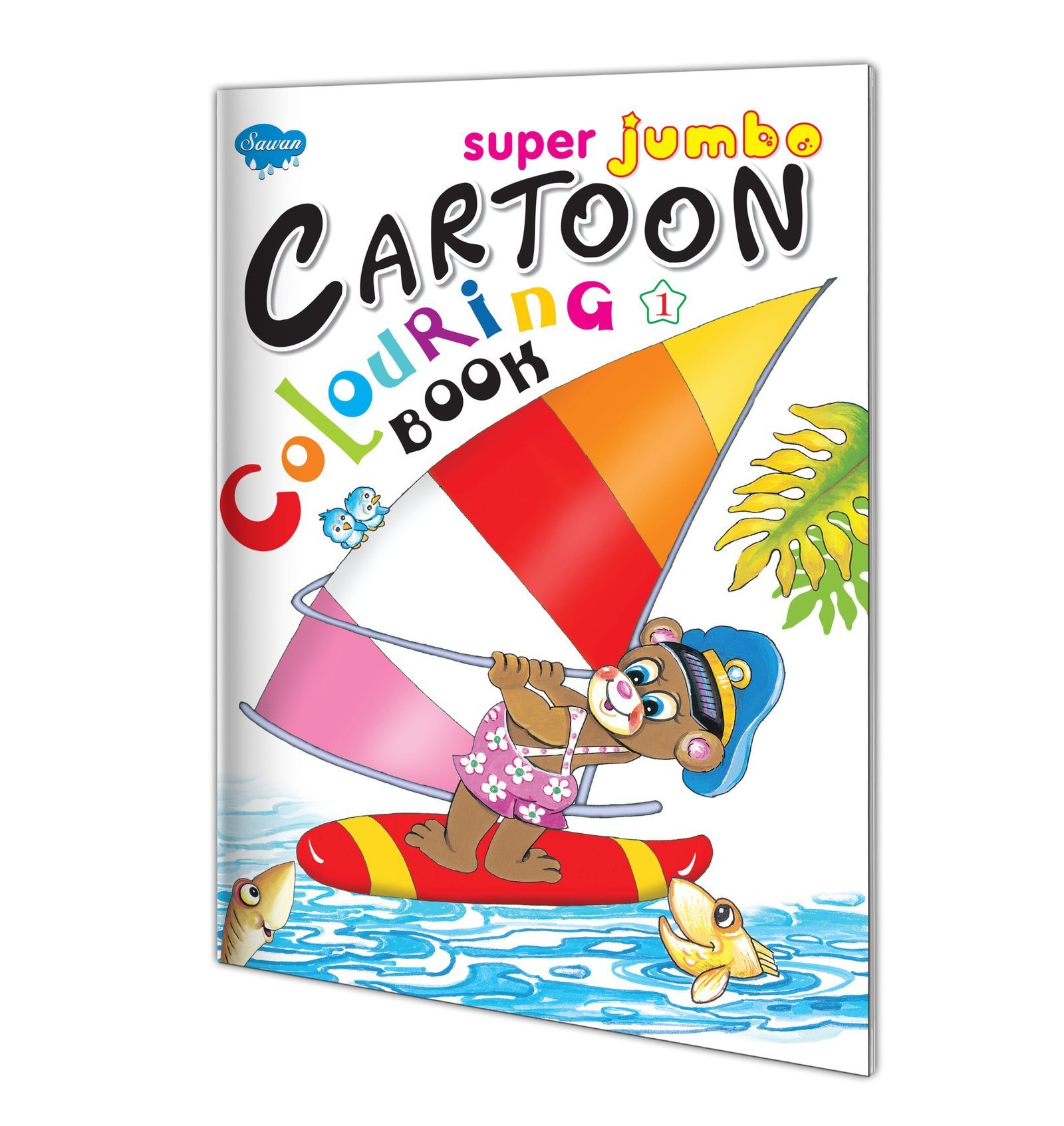 Super Jumbo Cartoon Colouring Book-1 | Super Jumbo Colouring Book