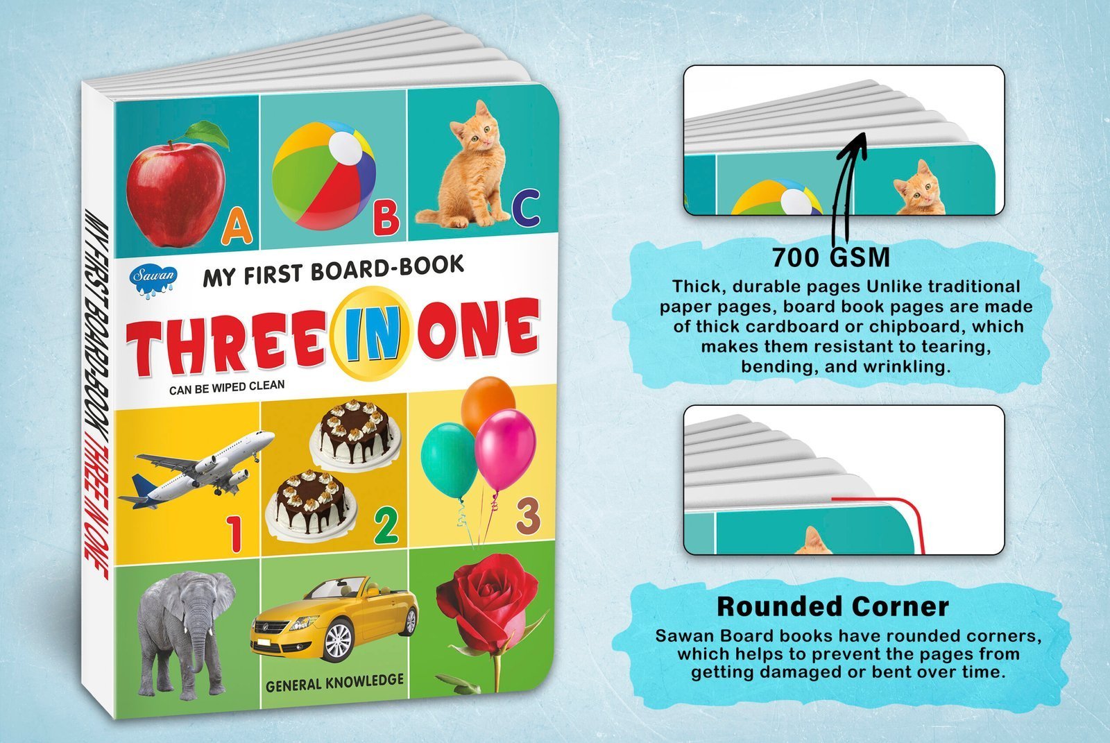 Three in One | My First Board-Book | Early Learning Picture Book - Image 4