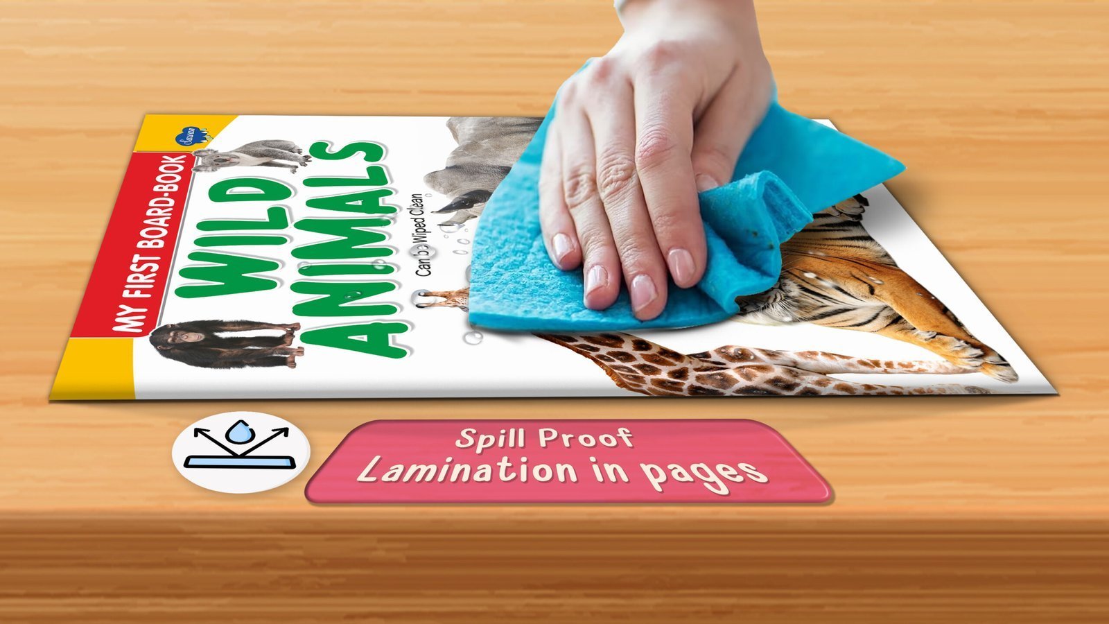 My First Book of Wild Animals | My First Book (Can be Wiped Clean) - Image 5