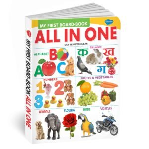 All-in-One English Book English Alphabet Guide Kids English Learning Book English Basics for Children Early English Learning English Words for Kids