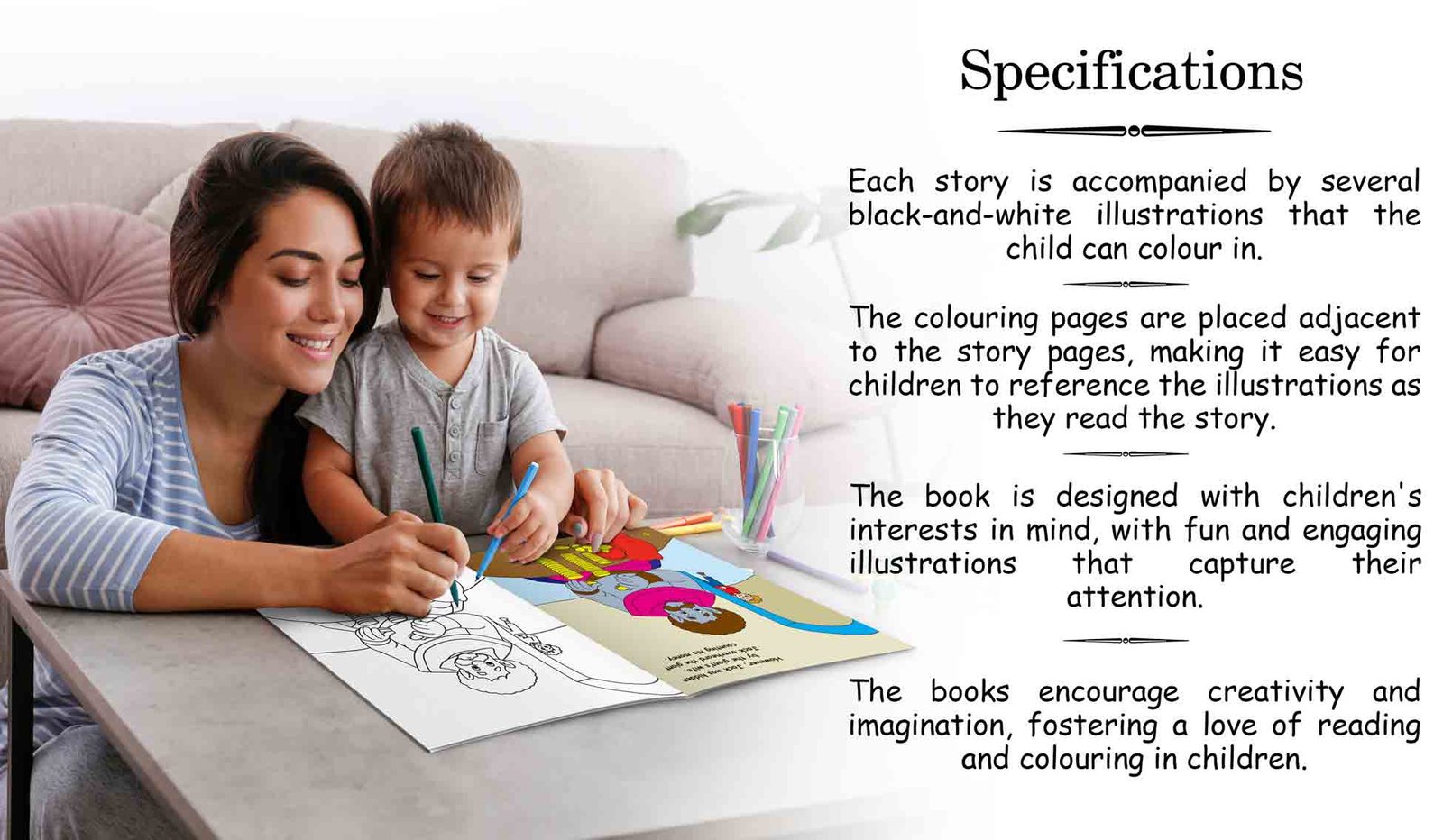 Fairy Tales Copy to Colour: Jack and the Beanstalk - Image 3