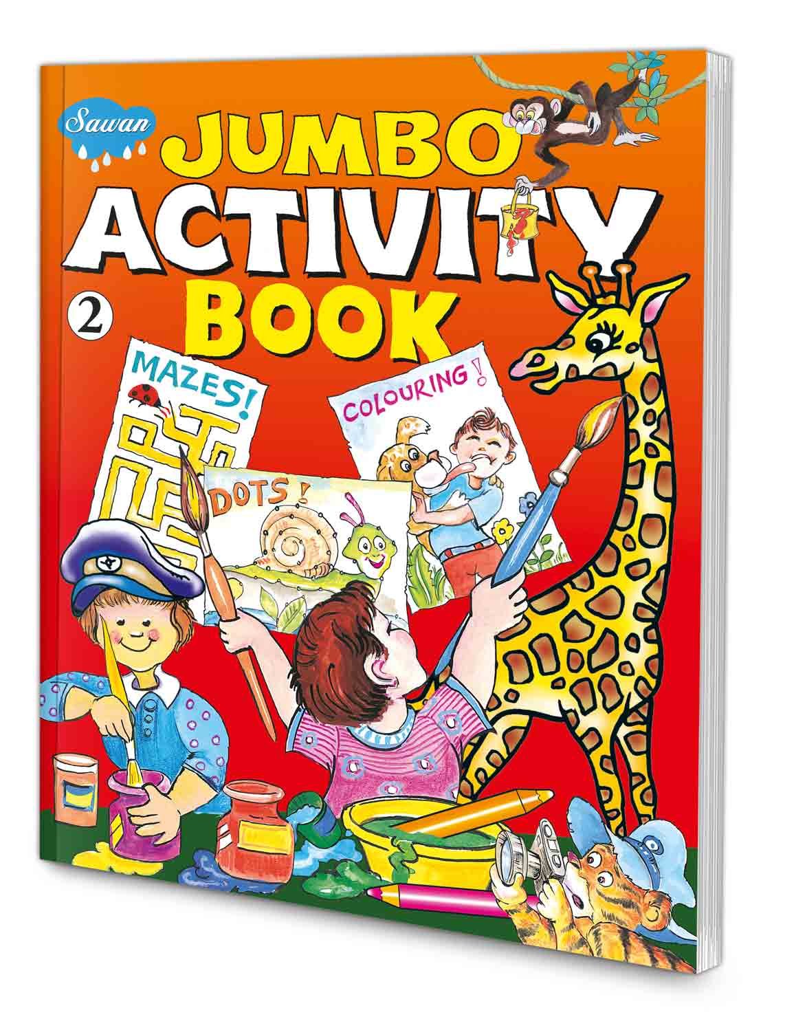 Jumbo Activity Book Creative Kids Activities Jumbo Book for Kids Exciting Activity Book Kids Fun Workbook