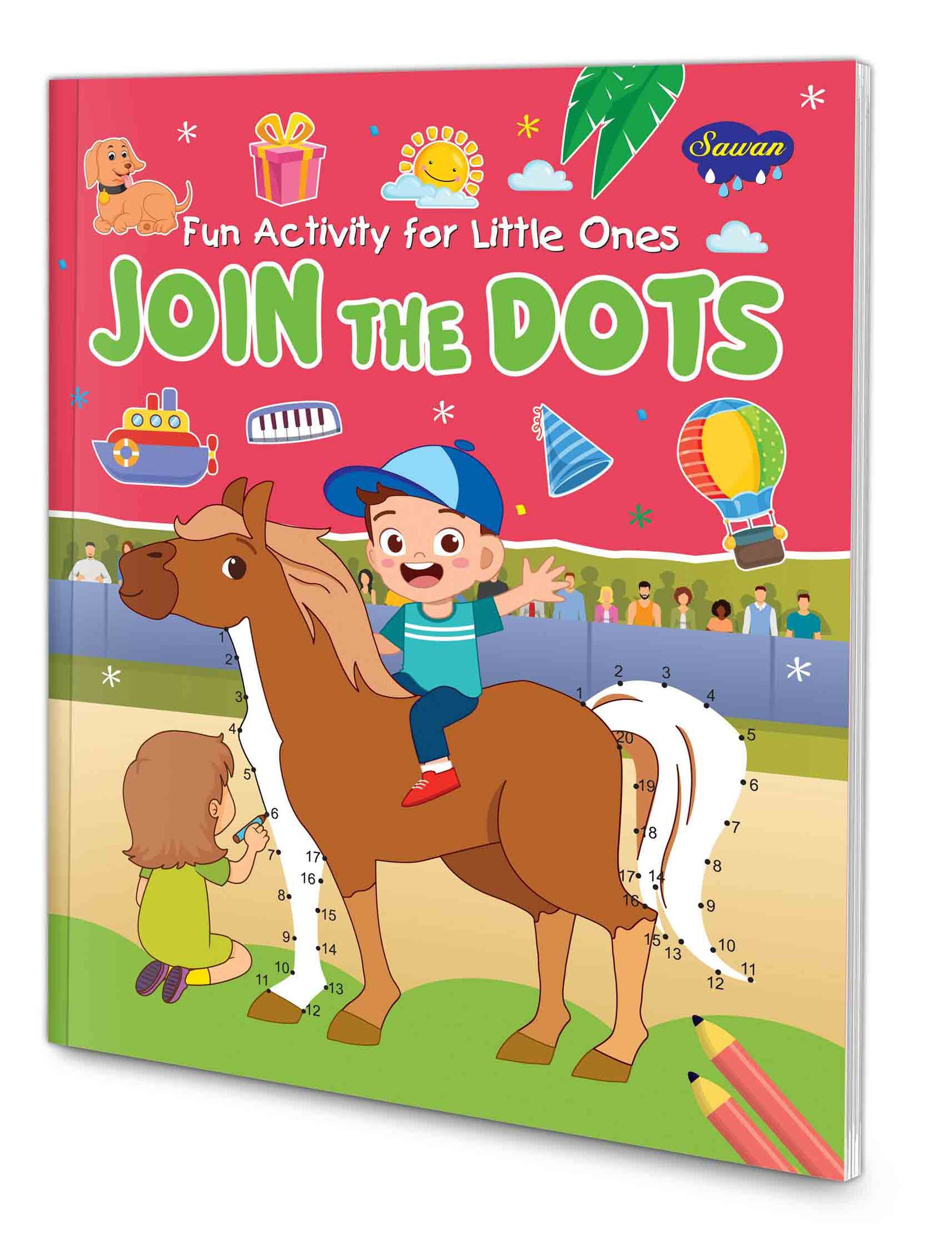 Join the Dots Book Dot to Dot Fun Complete the Picture Creative Dot Drawing Connect and Colour