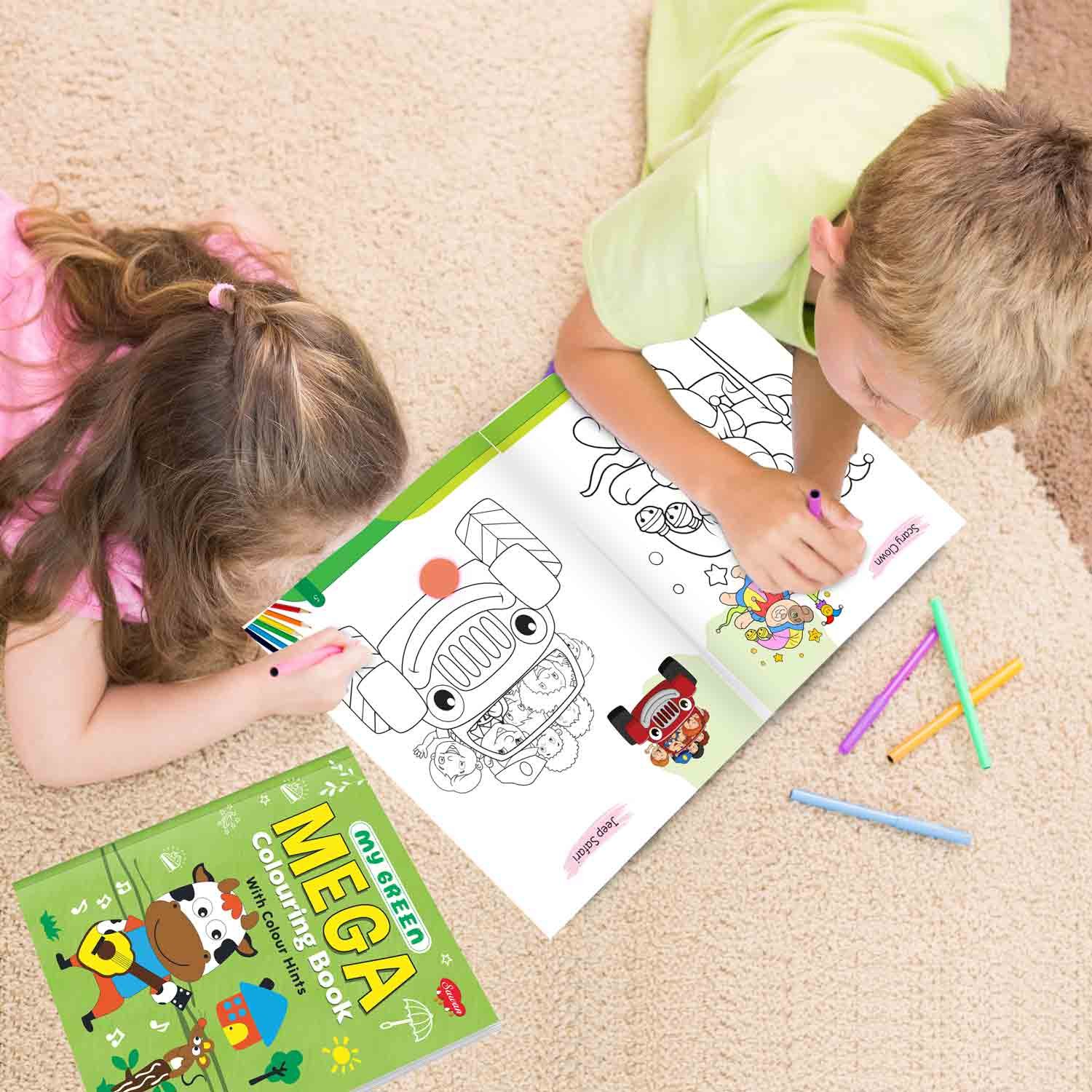 My Green Mega Colouring Book - Image 5