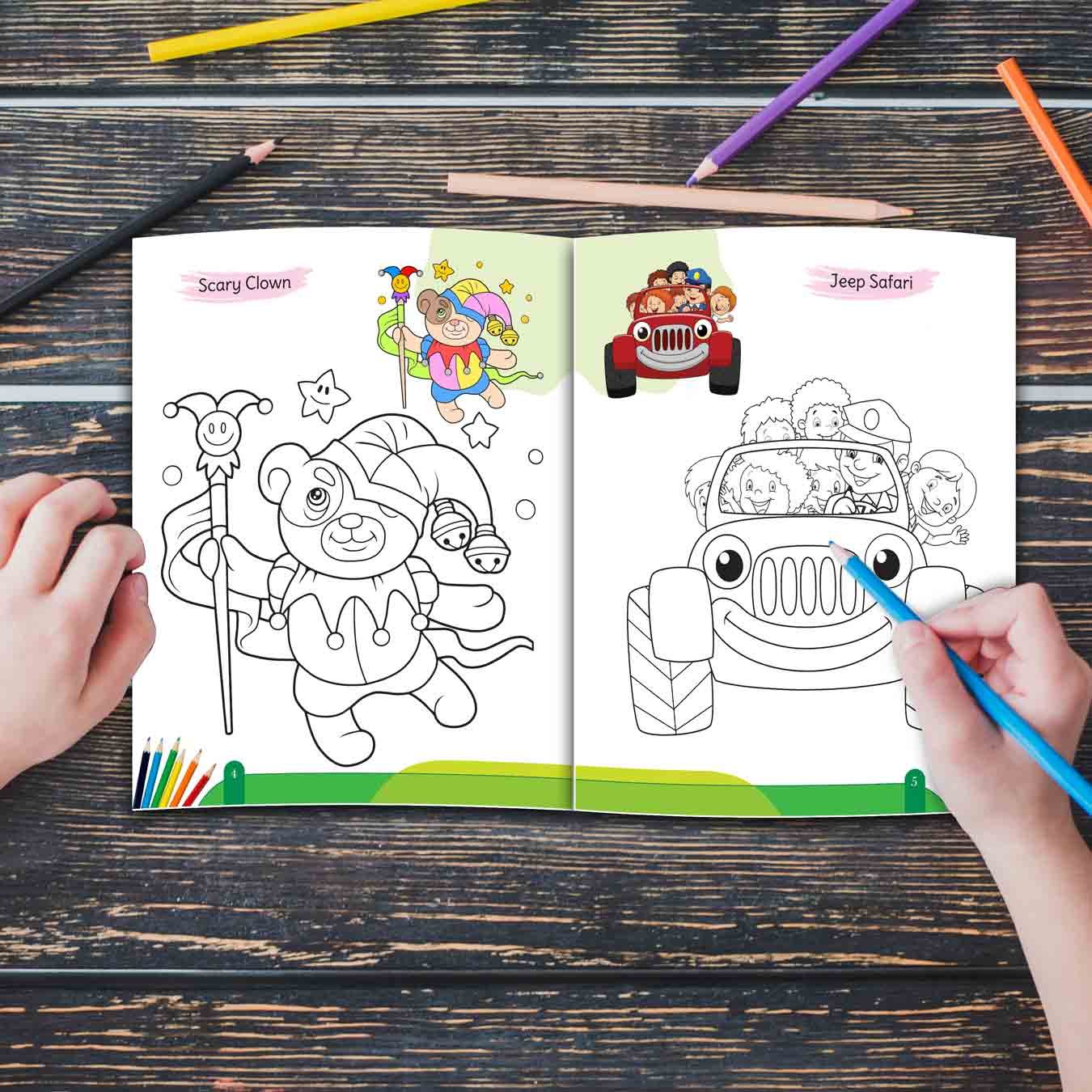 My Green Mega Colouring Book - Image 6