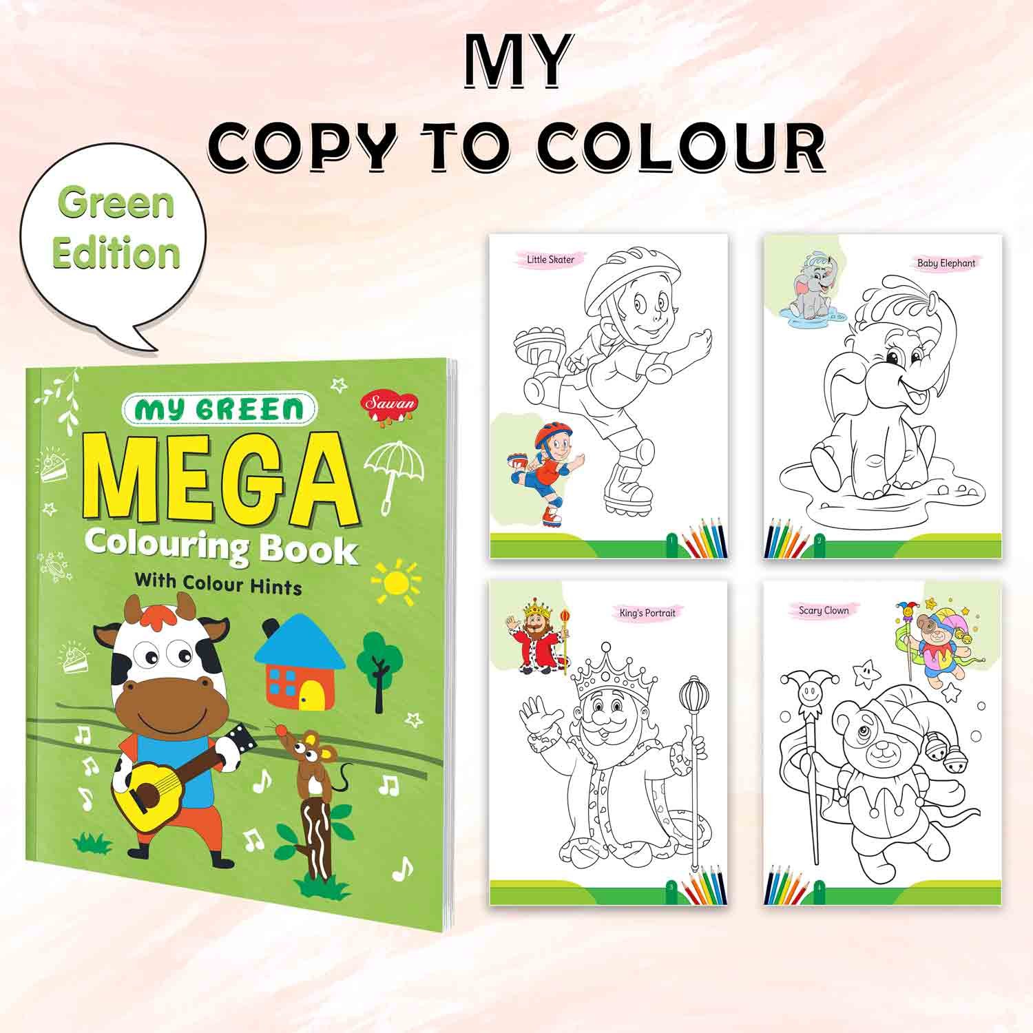 My Green Mega Colouring Book - Image 7